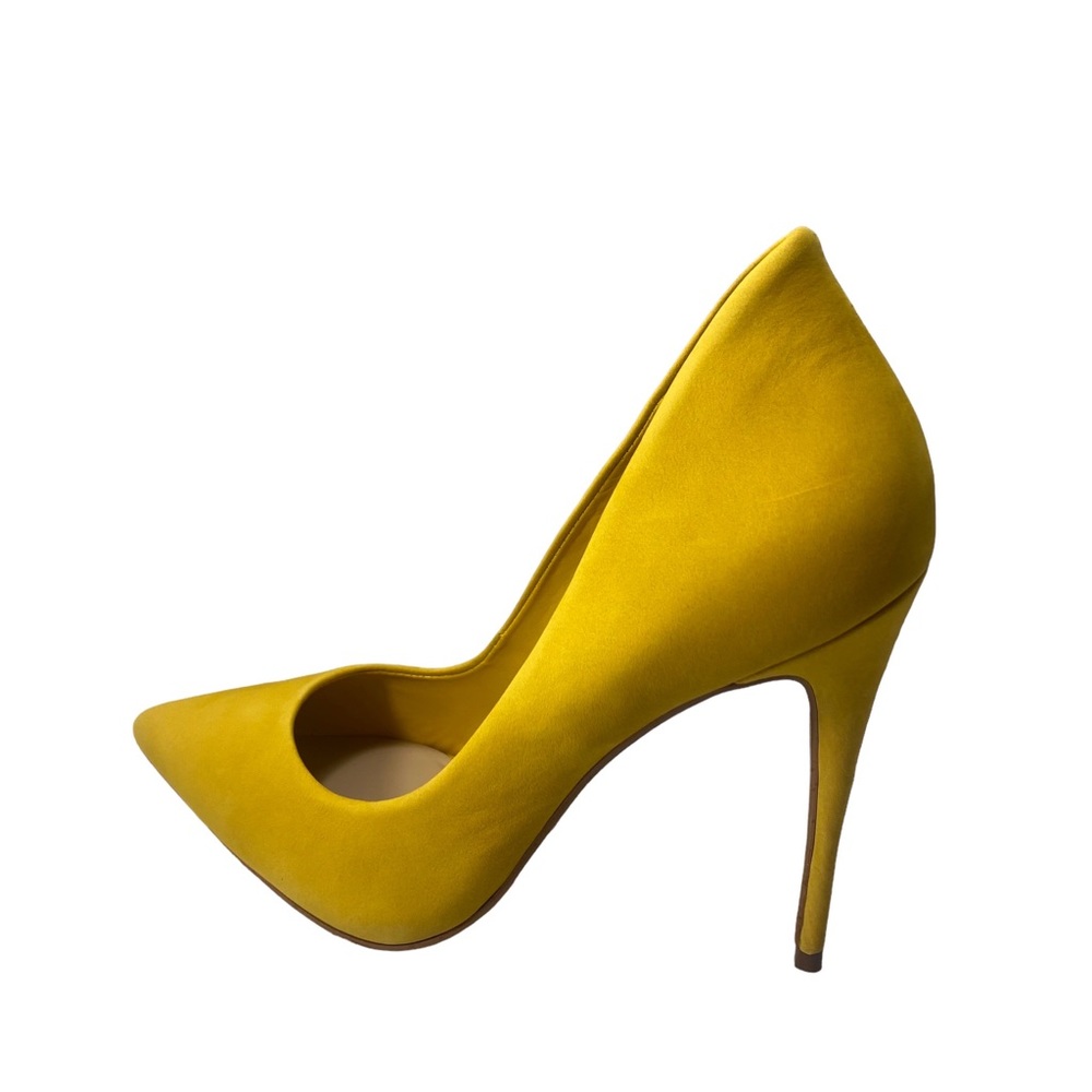 Aldo Yellow Pointed-Toe Stiletto Pumps - Picture 3 of 16